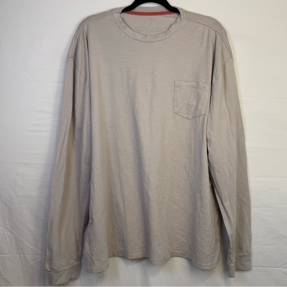 Properly Tied Men's tan Long Sleeve Shirt Size 2XL